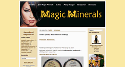 Desktop Screenshot of magicminerals.lt